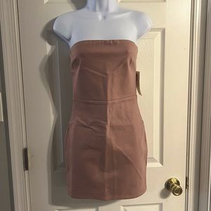 Brand new Mauve Bodycon strapless dress